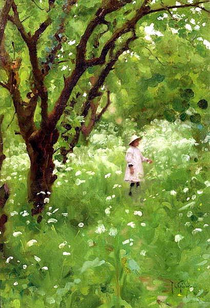 Thomas Cooper Gotch The Orchard